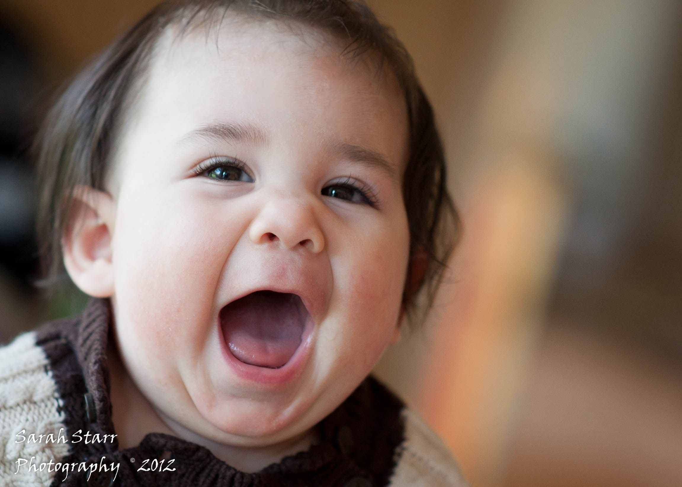 Download this Happy Baby Almost Months Roar Laughing picture